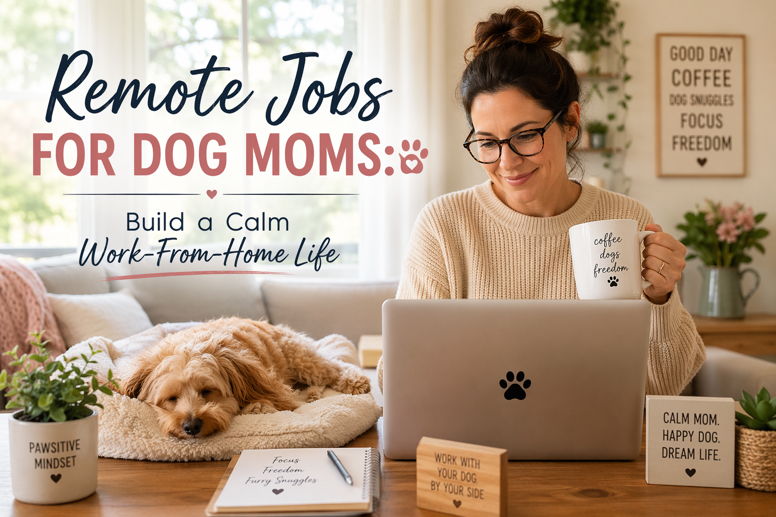 Remote Jobs for dog moms