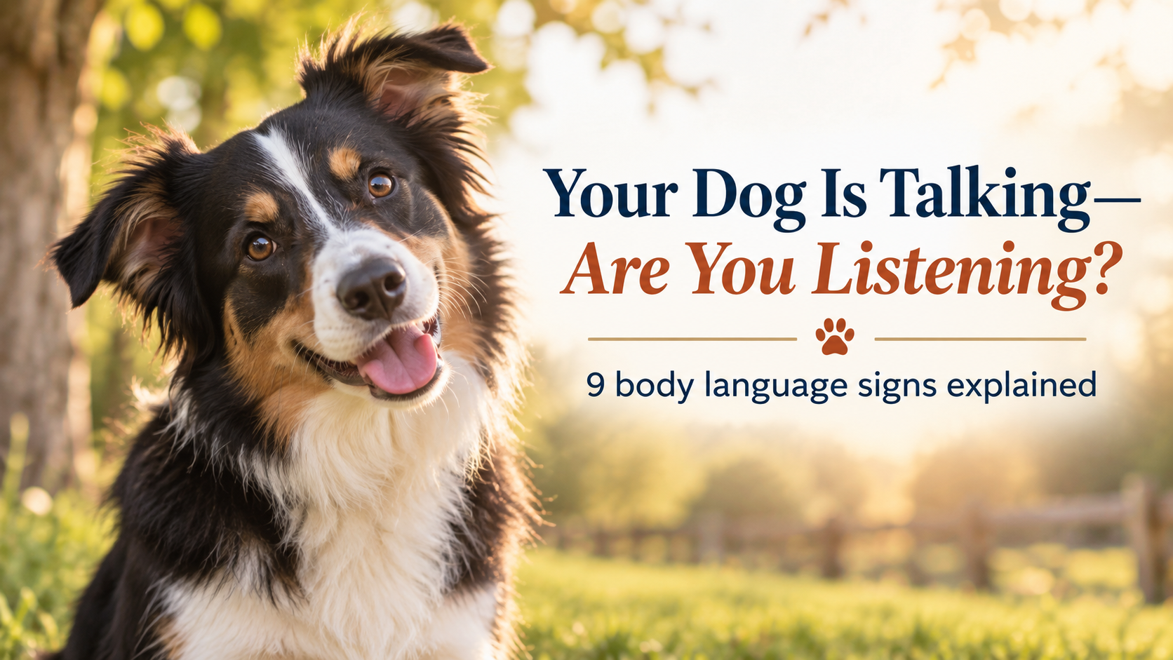 Dog Body Language Signs