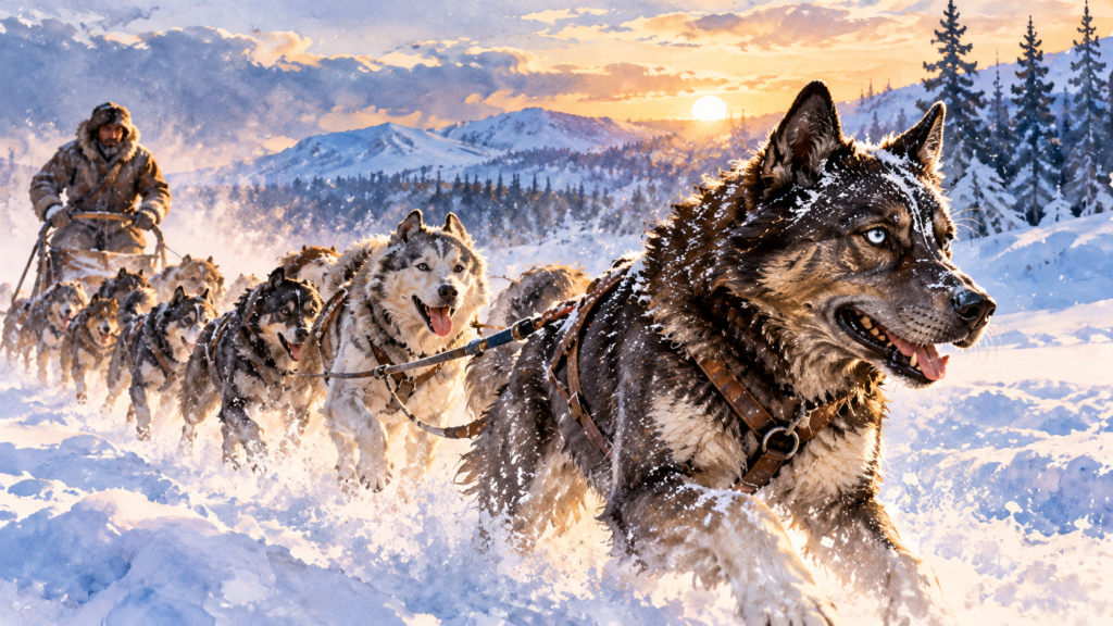 Dog Sled team